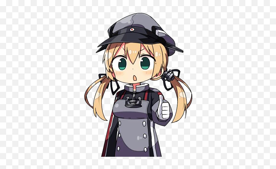 Download Hd Prinz Good Job - Anime Good Job Png Emoji,Kancolle Emoji