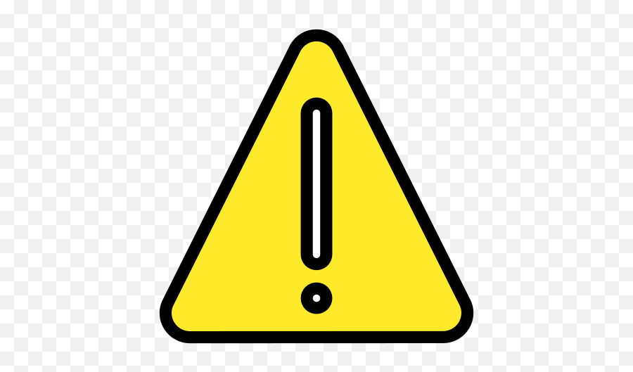 Warning Emoji - Advertencia Dibujo Animado,Triangle Emoji