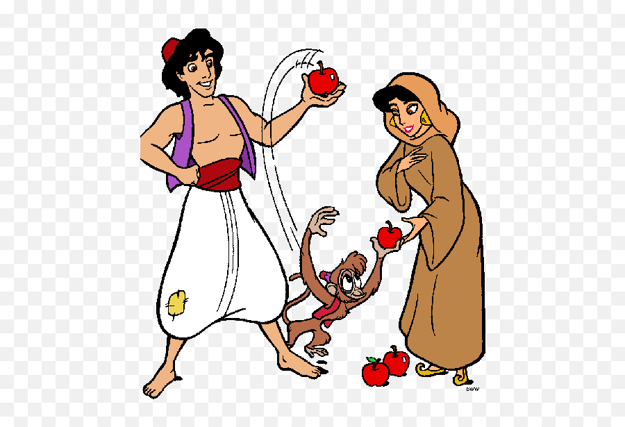 Aladdin And Abu And Jasmine - Sharing Emoji,Alladin And Jasmine Emojis