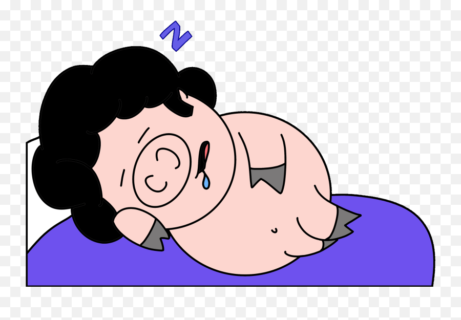 Tired Good Night Sticker By Afro Pig - Good Night Tired Gif Emoji,All Pig Android Emoticons