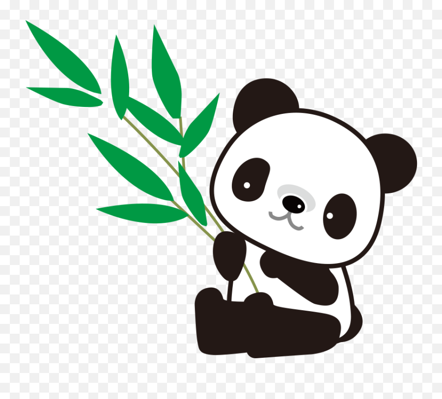 Panda Png Animal Images Panda Bear - Easy Panda Drawing With Bamboo Emoji,Bamboo Emoji