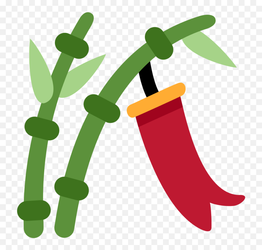 Emoji Version - Tanabata Tree Emoji,Tsukimi Emoji