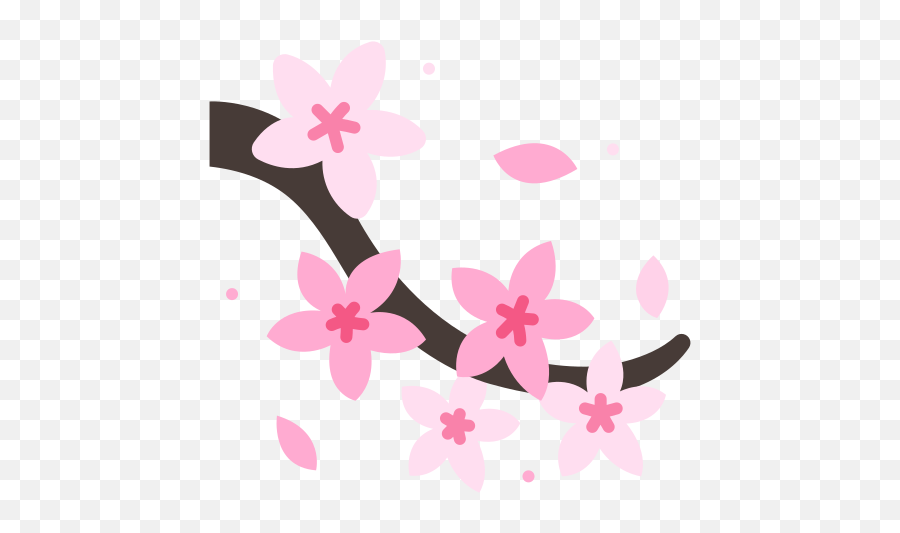 Spring Sakura Flower Blossom Floral - Japanese Cherry Blossoms Icons Emoji,Sakura Flower Emoticon