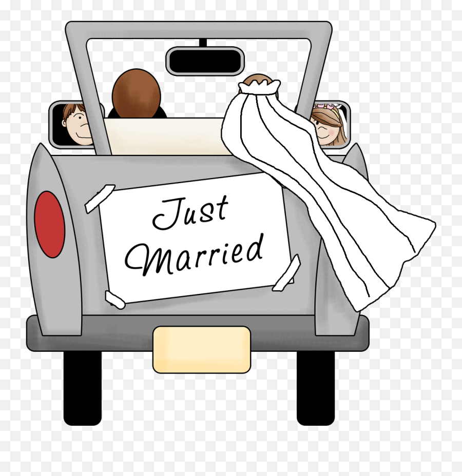 Clipart De Anillos De Compromiso Y Anillos De Boda Oh My - Just Married Cartoon Png Emoji,Emojis Boda Novios Anillo