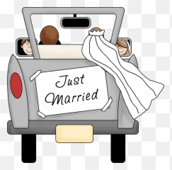 Clipart De Anillos De Compromiso Y Anillos De Boda Oh My - Just Married Cartoon Png Emoji,Emojis Boda Novios Anillo