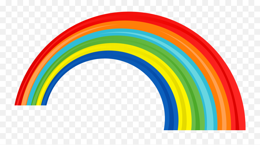 Rainbow Cloud Remixedemoji Emoji Rainbow Emoji - Clip Art Png File Rainbow Transparent Background,Rainbow Colored Emojis