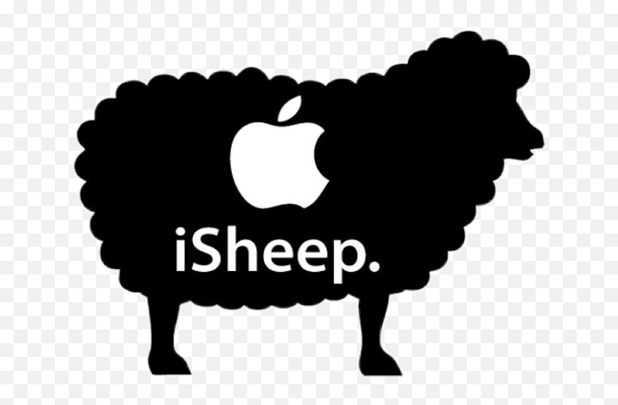 Isheep Iphone Sticker By Skinny Sweaty Man - Iphone Sheep Emoji,Iphone Sweat Emoji Png