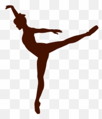 Bailarina De Ballet Pose Bailar Silueta - Silhouette Ballet Dancer On Pointe Vector Emoji,Emojis Hd De Mujer Bailando