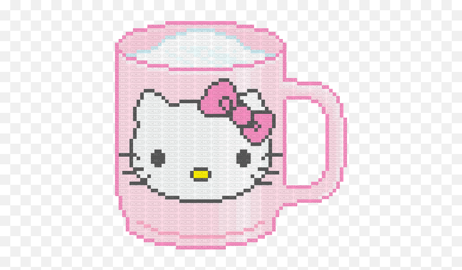 Hello Kitty Cup Hello Kitty Tea Cup - Picmix Hello Kitty Mug Transparent Emoji,Hello Kitty Emoticon Stamp