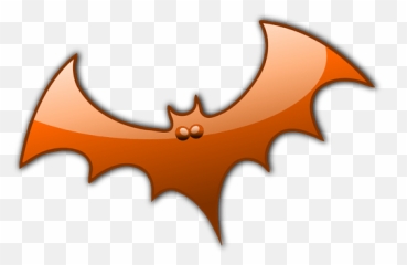Orange Bat Halloween Transparent Png - Stickpng Halloween Bat Orange Emoji,Bat Symbols And Emoticons For Fb