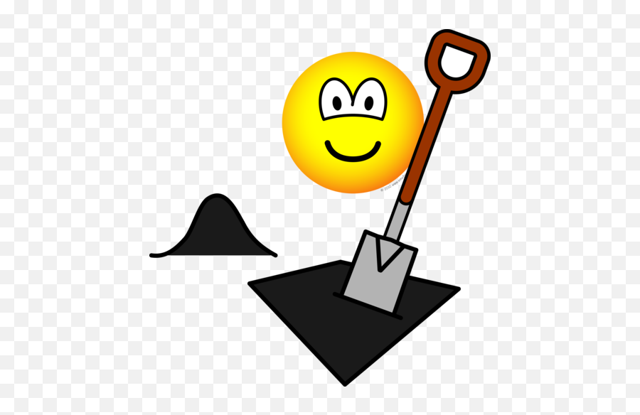 Emoticons Emofaces - Digging Emoji,Shovel Emoji
