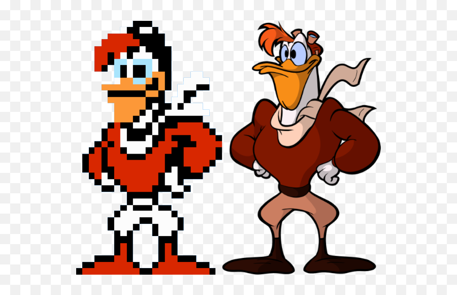 Then - Launchpad Mcquack Sprite Emoji,Is Scrooge Mcduck A Red Emoji