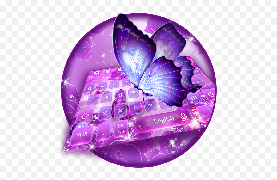 3d Shiny Butterflies Keyboard Theme Apk Download For Windows - Girly Emoji,Shiny Emoji