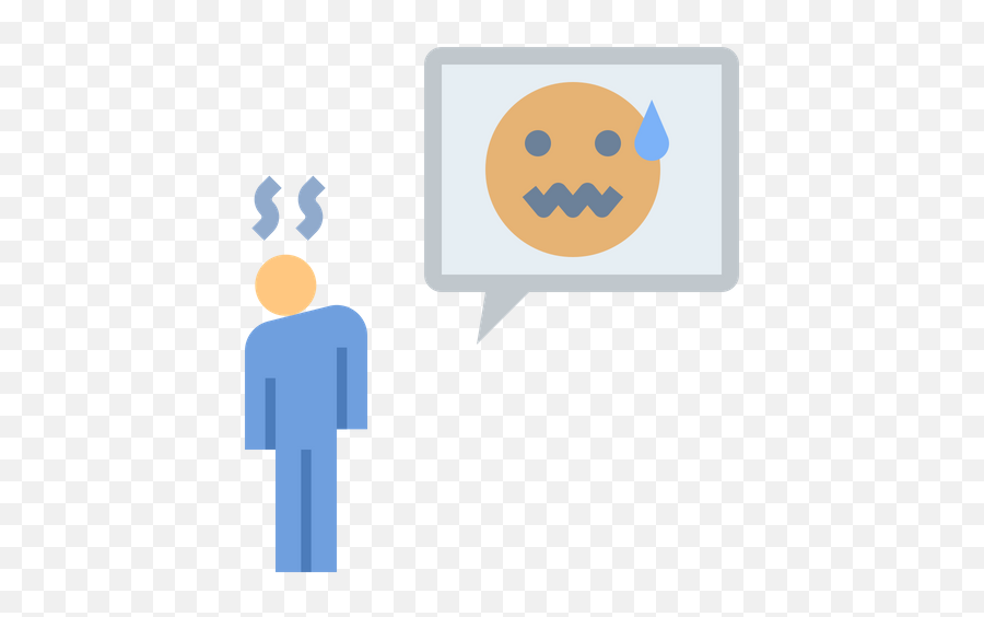 Fear Icon Of Flat Style - Available In Svg Png Eps Ai Happy Emoji,Fear Emoticon