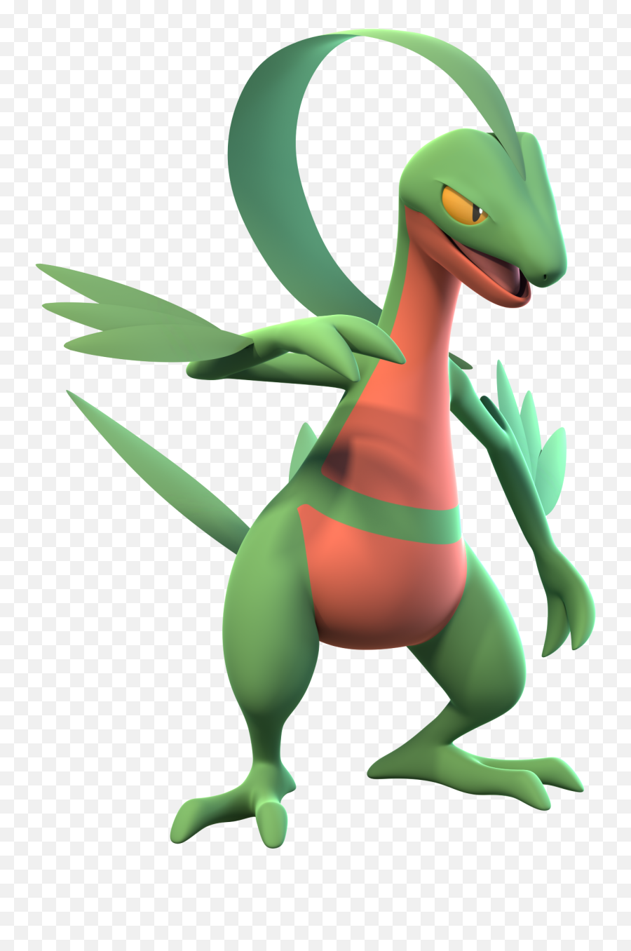 Djtheds 3d Dumping Grounds - Pokemon 3d Renders Png Emoji,Pokemon Mystery Dungeon Grovyle Emotions