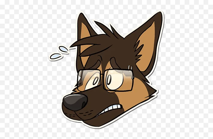 Kashra Stickersu201d Stickers Set For Telegram - Fictional Character Emoji,Furry Telegram Stickers With Emoticons