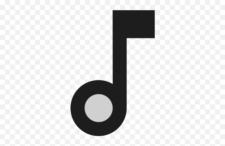 Music Note Free Icon Of Material Icons Collection Duetone Emoji,Facebook Emoticons Musical Notes