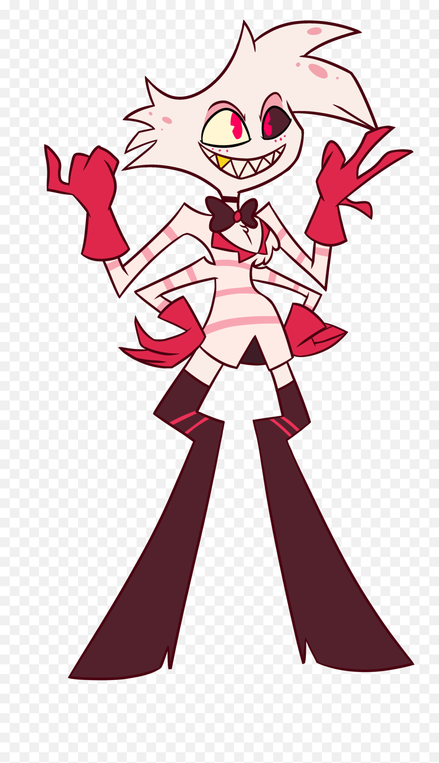 Angel Dust Hazbin Hotel By Tysobro On Newgrounds Emoji,Ankha Dance Emoji