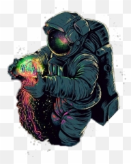 Astronaut Spacesuit Sticker - Trippy Iphone 7 Plus Emoji,Kindred Emoji