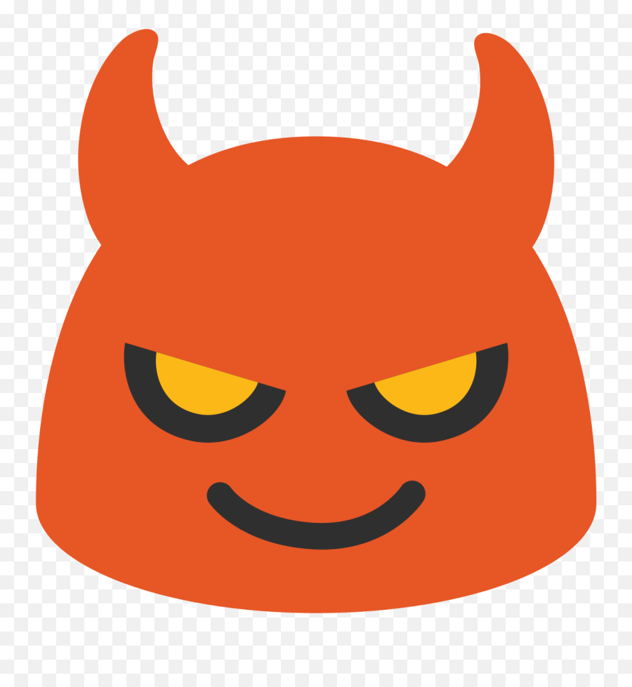 Emoji U1f47f - Android Devil Emoji,Two Angels Two Devils Emoji