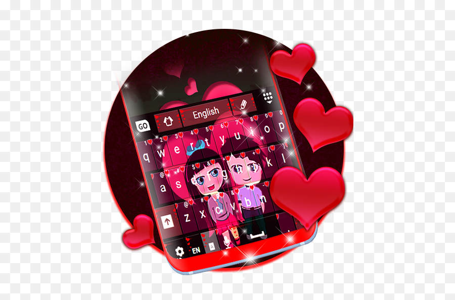 Love Keyboard Theme For Android - Love Keyboard App Download Emoji,Go Keyboard Emoji Wallpaper