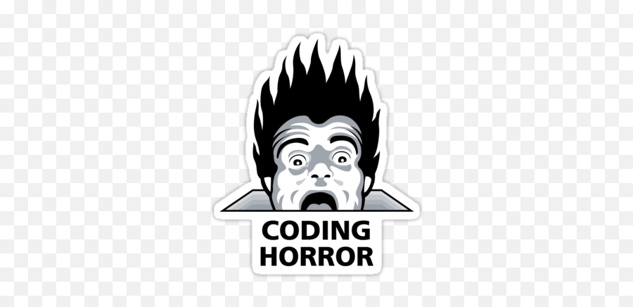 Coding Horror Sticker - Coding Horror Emoji,Horror Emoji