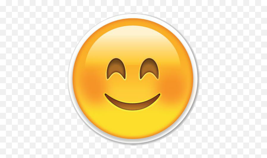 Emoji Whatsapp Shy Love Face Sticker - Smiling Face With Smiling Eyes Emoji Png,Shy Face Emoji