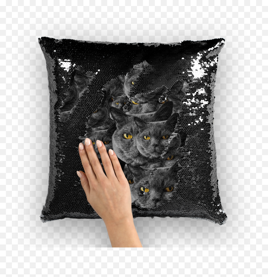 Your Face Custom Sequin Cushion Cover - George Michael Merch Emoji,Emoji Pillow Sale