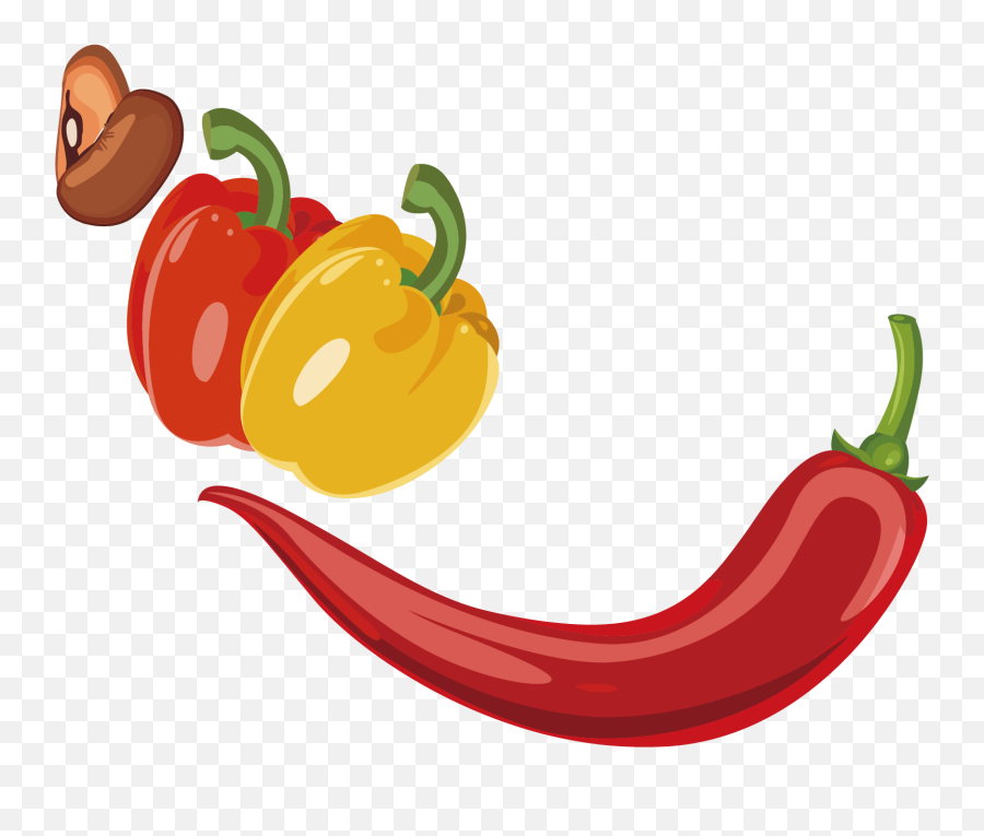 Chili Vegetable Vegetables Download - Pepper Illustration Png Emoji,Chili Emoticon