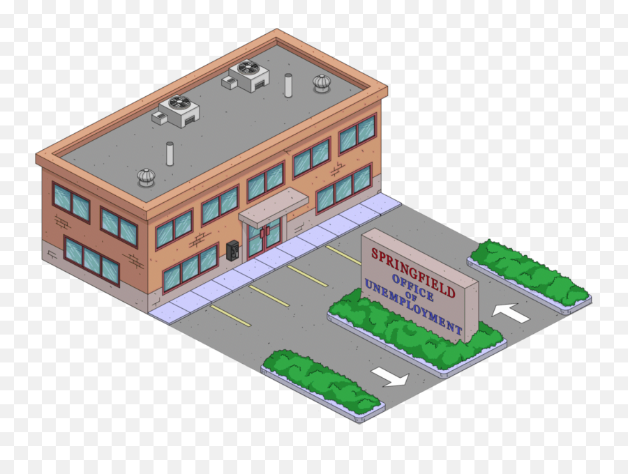 Springfield Post Office Simpsons Png - Social Security Office Simpsons Emoji,Post Office Emoji