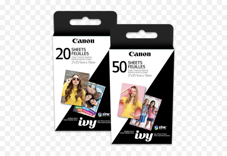 Canon Releases Compact Ivy Mini Photo Printer With Zink - Canon Ivy Mini Photo Printer Paper Emoji,Printing Emojis