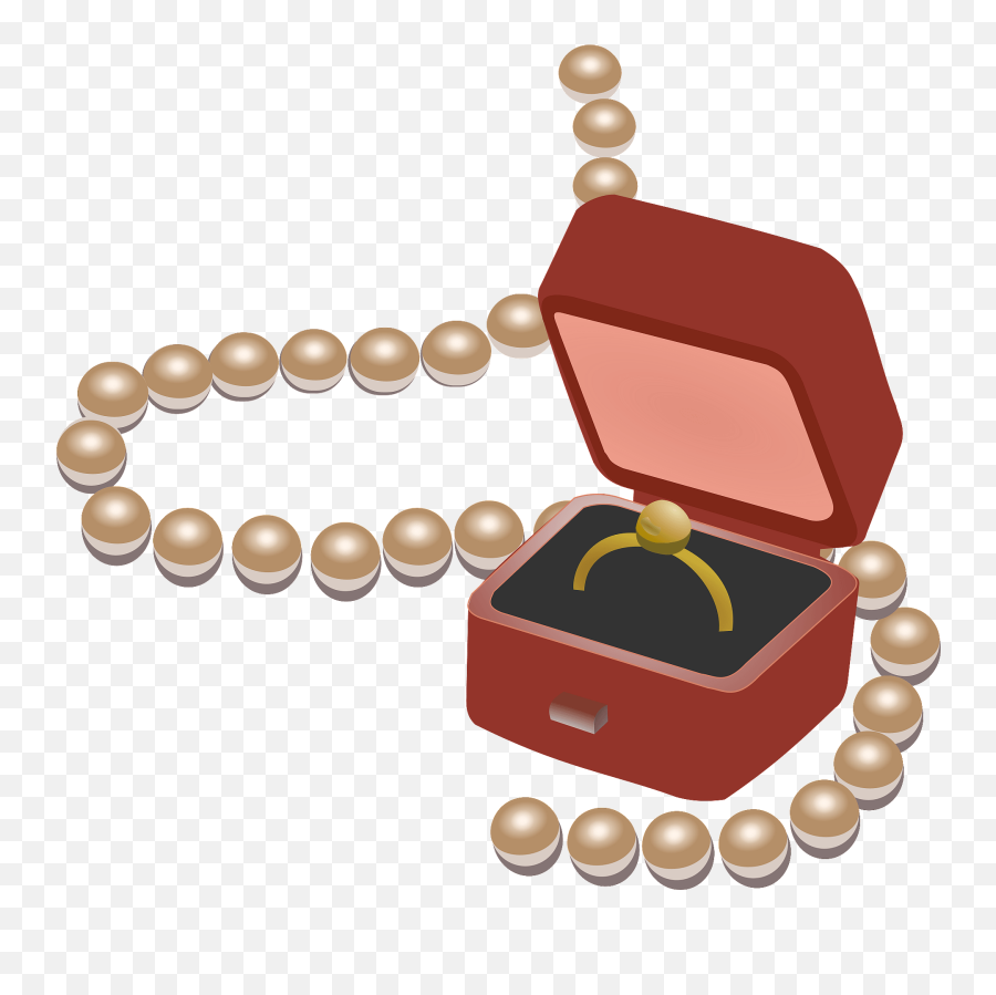 Jewellery Box Clipart Free Download Transparent Png - Jewellery Cartoon Emoji,Pearls Emoji