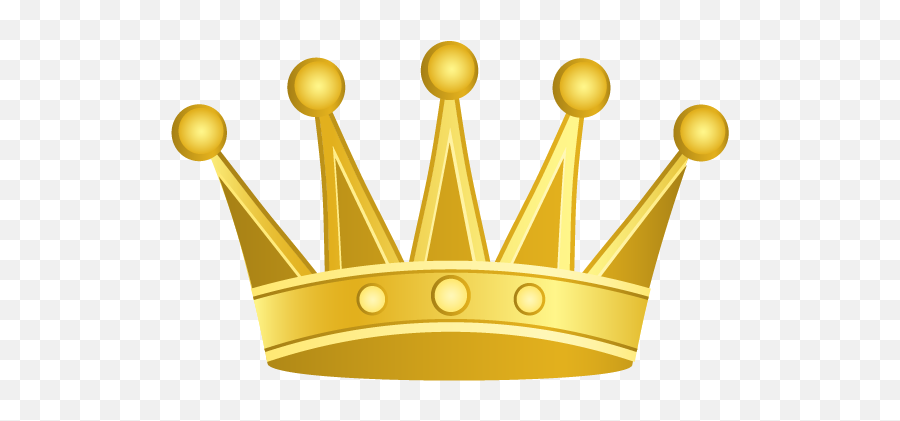 Golden Cartoon Crown Png Download - Transparent Background Cartoon Crown Png Emoji,Emoji Crown No Background
