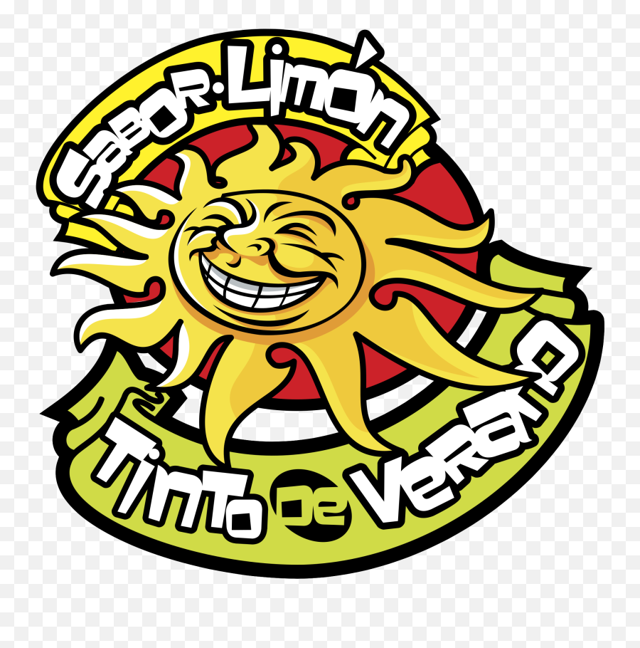 Tinto De Verano Logo Png Transparent U0026 Svg Vector - Freebie Happy Emoji,Apple Tulip Emoticon