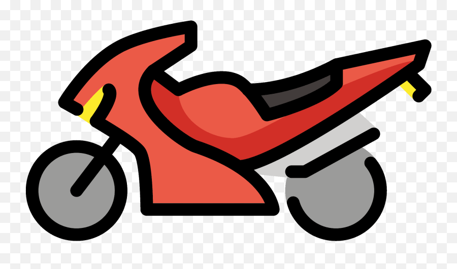 Motorcycle Emoji Clipart - Motosiklet Emojisi,Free Motorcycle Emoji