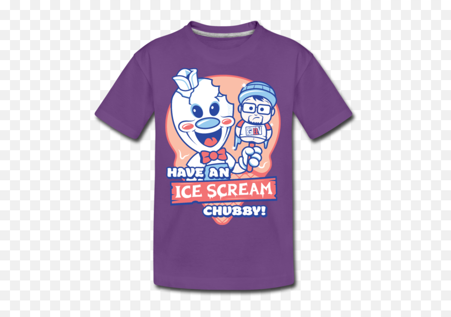 An Ice Scream Chubby T - Fgteev Shirts Emoji,House Music Emoji T Shirt