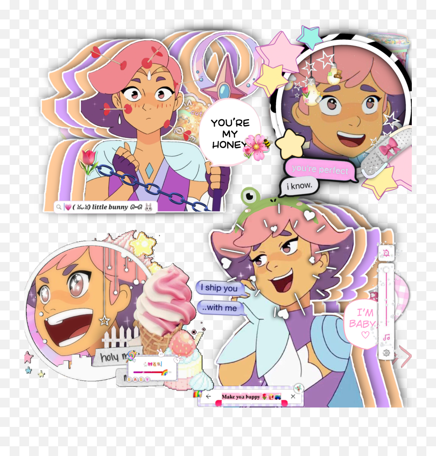 Discover Trending She - Raandtheprincessesofpower Stickers Sharing Emoji,Break A Lamp Emoji