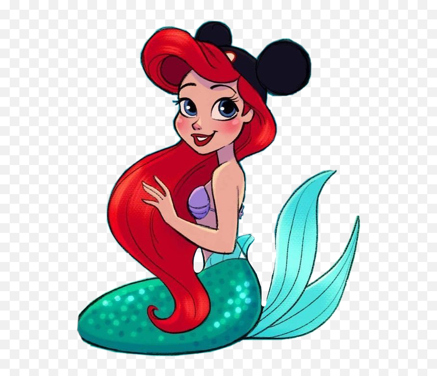 Ariel Sticker By - Cute Princess Ariel Drawing Emoji,Disney Ariel Emojis