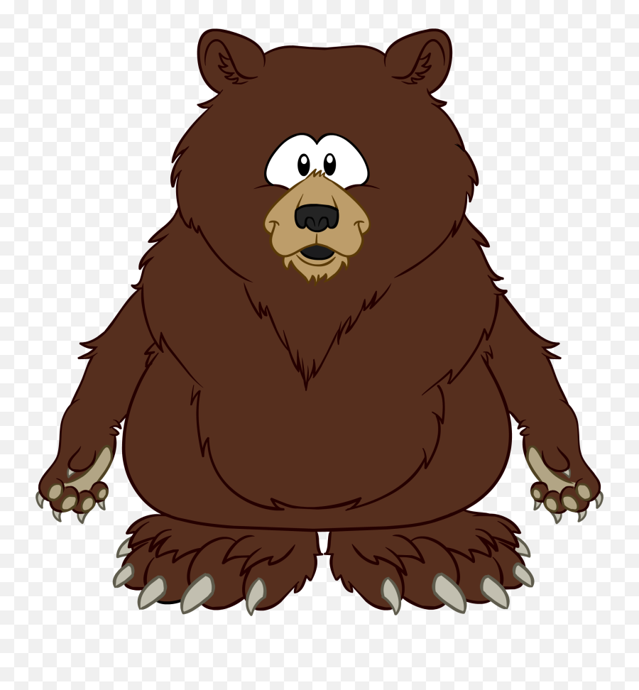 Brown Bear Costume Club Penguin Wiki Fandom - Club Penguin Grizzly Bear Emoji,Bear Down In Emojis