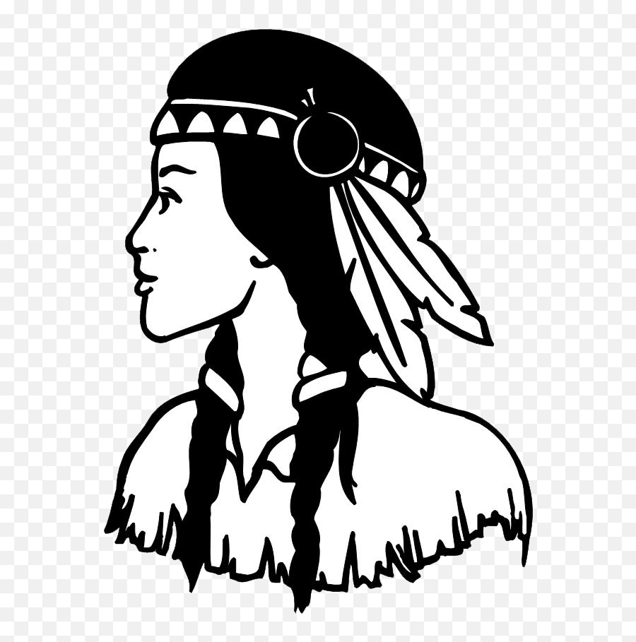 States Woman Clip Art - Clipart Native American Black And White Emoji,Free Native American Emojis