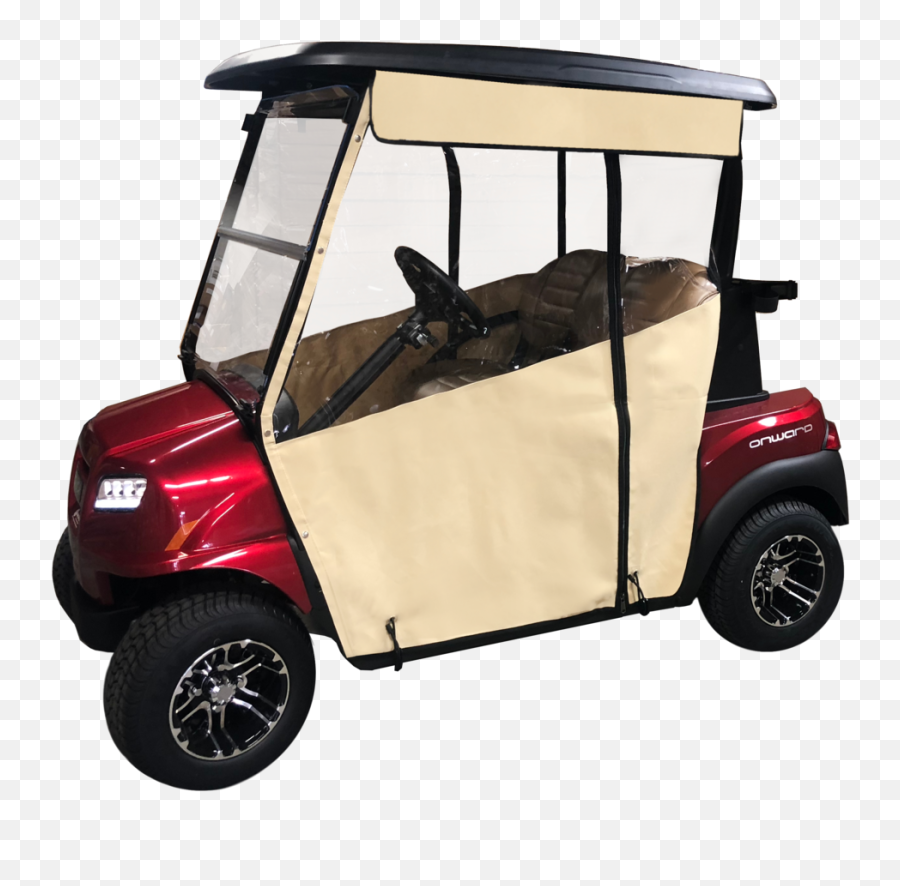 Club Car Track Style Driving Enclosures Golf Cart Cover - Track Style Golf Cart Enclosures Emoji,Fitting Emotion Rollers In A Car