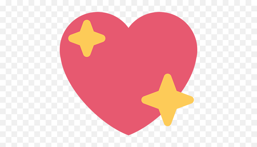 11083 - Android Sparkle Heart Emoji,Sparkle Emoji