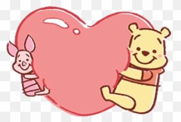 Winniethepooh Pooh Piglet Heart Sticker Emoji,Piglet From Winnie The Poo Emojis