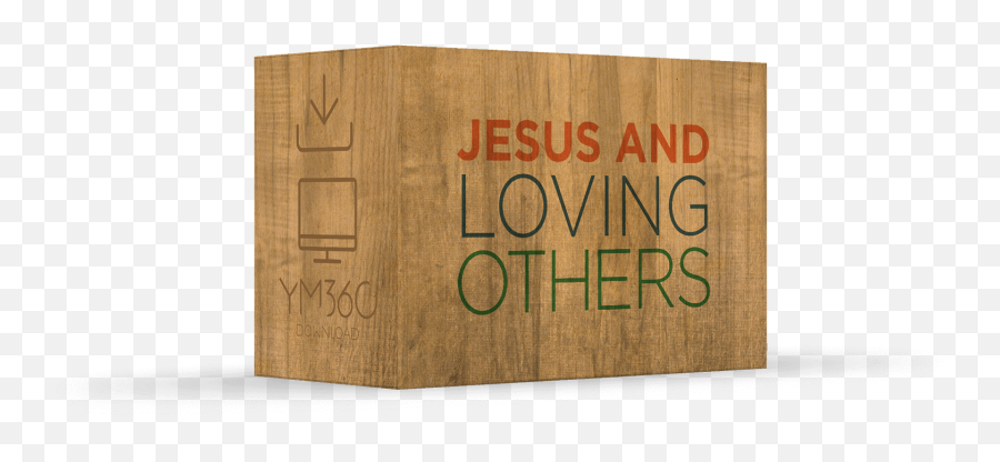 Jesus And Loving Others - Wooden Block Emoji,Examples Of Emotion Devotion Line