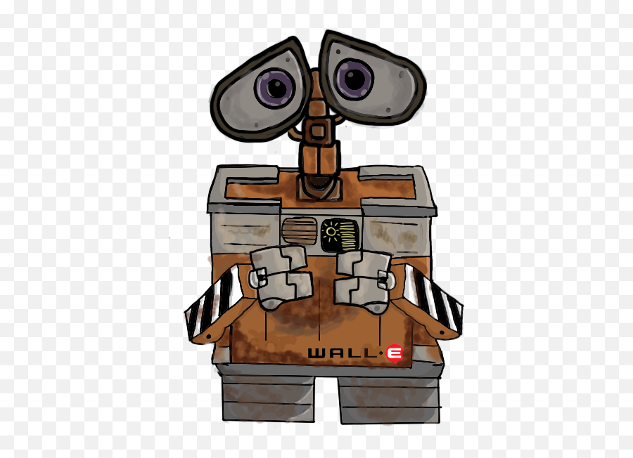 I Drew Wall - E Tell Me What You Think Pixar Fictional Character Emoji,Pixar Movie About Emotions