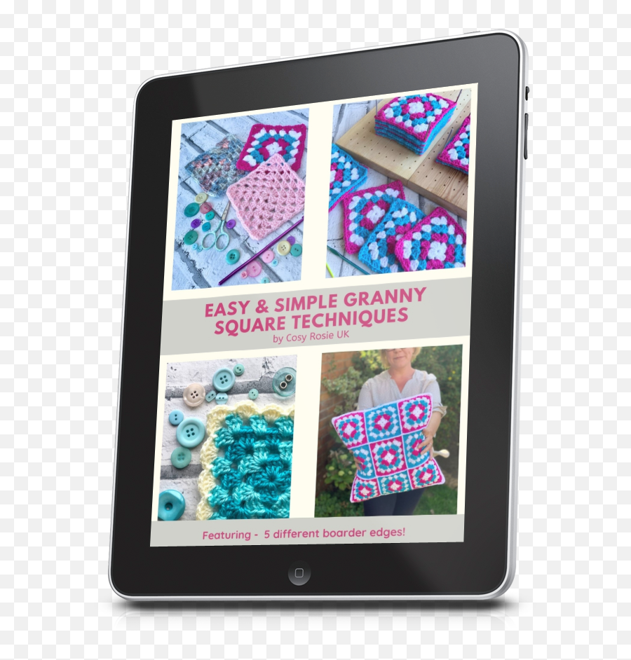 5 Easy Granny Square Crochet Borders - Technology Applications Emoji,Crochet Written Pattern C2c Emoji Shawl