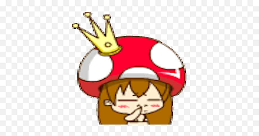 Mushroom Girl - Sticker By Happy Emoji,Iphone Mushrooms Emoji