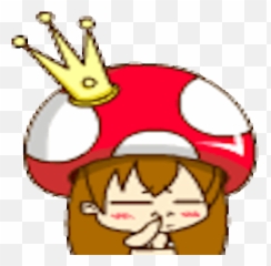 Mushroom Girl - Sticker By Happy Emoji,Iphone Mushrooms Emoji