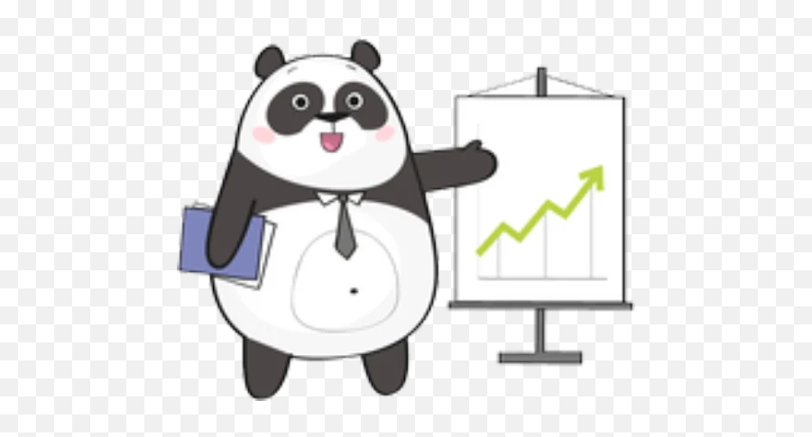 Panda 6 - Stickers For Whatsapp Panda Working Emoji,Whatsapp Panda Emoticon