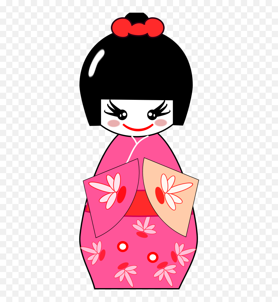 Japan Clip Art - Japanese Doll Drawing Emoji,Emotion Icon Japan